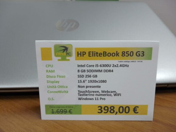 HP EliteBook 850 G3 ricondizionato - immagine 9