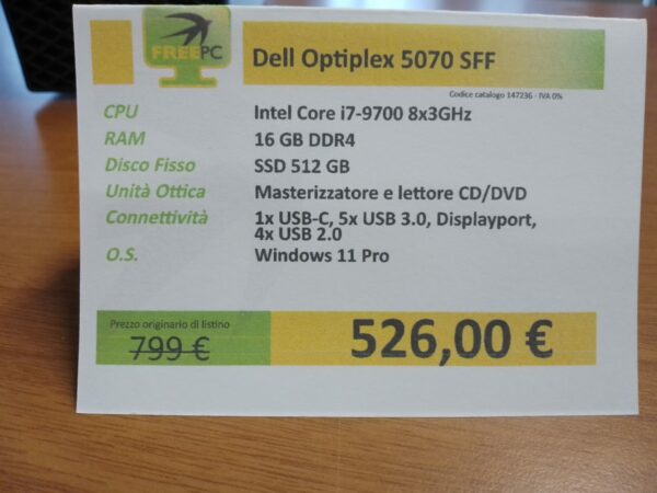 Dell Optiplex 5070 SFF - immagine 6