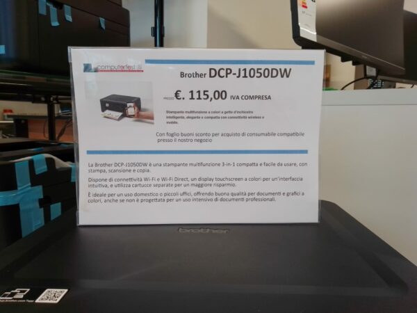Multifunzione Brother DCP-J1050DW con buoni - immagine 5